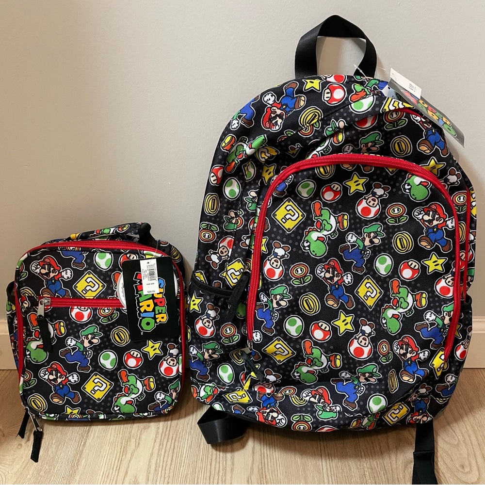 GAP Super Mario Backpack and Lunchbox Set